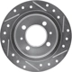 Purchase Top-Quality Rear Disc Brake Rotor by DYNAMIC FRICTION COMPANY - 631-67039L pa5