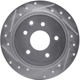 Purchase Top-Quality DYNAMIC FRICTION COMPANY - 631-67050L - Rear Disc Brake Rotor pa1