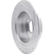Purchase Top-Quality DYNAMIC FRICTION COMPANY - 631-67050L - Rear Disc Brake Rotor pa4