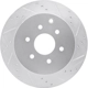Purchase Top-Quality Rear Disc Brake Rotor by DYNAMIC FRICTION COMPANY - 631-67093R pa1