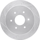 Purchase Top-Quality Rear Disc Brake Rotor by DYNAMIC FRICTION COMPANY - 631-67110R pa1