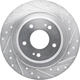 Purchase Top-Quality Rear Disc Brake Rotor by DYNAMIC FRICTION COMPANY - 631-72063R pa1