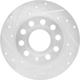 Purchase Top-Quality Rear Disc Brake Rotor by DYNAMIC FRICTION COMPANY - 631-74027R pa1