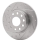 Purchase Top-Quality DYNAMIC FRICTION COMPANY - 631-74031L - Rear Disc Brake Rotor pa4