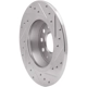 Purchase Top-Quality DYNAMIC FRICTION COMPANY - 631-74055L - Rear Disc Brake Rotor pa1