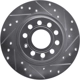 Purchase Top-Quality Rear Disc Brake Rotor by DYNAMIC FRICTION COMPANY - 631-74055R pa1