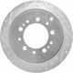 Purchase Top-Quality DYNAMIC FRICTION COMPANY - 631-76137L - Rear Disc Brake Rotor pa4