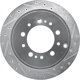 Purchase Top-Quality DYNAMIC FRICTION COMPANY - 631-76137R - Rear Disc Brake Rotor pa1