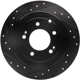 Purchase Top-Quality DYNAMIC FRICTION COMPANY - 633-03052L - Rear Disc Brake Rotor pa2