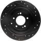 Purchase Top-Quality DYNAMIC FRICTION COMPANY - 633-03052L - Rear Disc Brake Rotor pa3