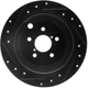 Purchase Top-Quality DYNAMIC FRICTION COMPANY - 633-13021R - Rear Disc Brake Rotor pa1