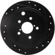 Purchase Top-Quality DYNAMIC FRICTION COMPANY - 633-13021R - Rear Disc Brake Rotor pa5