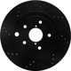 Purchase Top-Quality Rear Disc Brake Rotor by DYNAMIC FRICTION COMPANY - 633-13022L pa2