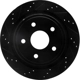 Purchase Top-Quality Rear Disc Brake Rotor by DYNAMIC FRICTION COMPANY - 633-40095L pa1