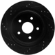 Purchase Top-Quality Rear Disc Brake Rotor by DYNAMIC FRICTION COMPANY - 633-40095R pa5