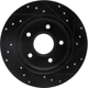 Purchase Top-Quality Rear Disc Brake Rotor by DYNAMIC FRICTION COMPANY - 633-40109L pa5