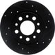 Purchase Top-Quality Rear Disc Brake Rotor by DYNAMIC FRICTION COMPANY - 633-42014R pa4