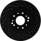 Purchase Top-Quality Rear Disc Brake Rotor by DYNAMIC FRICTION COMPANY - 633-47008L pa5