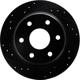Purchase Top-Quality Rear Disc Brake Rotor by DYNAMIC FRICTION COMPANY - 633-48037L pa3