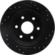 Purchase Top-Quality Rear Disc Brake Rotor by DYNAMIC FRICTION COMPANY - 633-48037L pa5