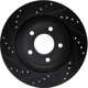 Purchase Top-Quality Rear Disc Brake Rotor by DYNAMIC FRICTION COMPANY - 633-54058R pa4