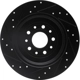 Purchase Top-Quality Rear Disc Brake Rotor by DYNAMIC FRICTION COMPANY - 633-54088R pa5