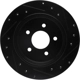 Purchase Top-Quality Rear Disc Brake Rotor by DYNAMIC FRICTION COMPANY - 633-56020L pa1