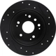 Purchase Top-Quality Rear Disc Brake Rotor by DYNAMIC FRICTION COMPANY - 633-58019L pa5