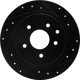 Purchase Top-Quality Rear Disc Brake Rotor by DYNAMIC FRICTION COMPANY - 633-67050R pa2