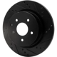Purchase Top-Quality DYNAMIC FRICTION COMPANY - 633-67055R - Rear Disc Brake Rotor pa4