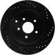 Purchase Top-Quality DYNAMIC FRICTION COMPANY - 633-67089L - Rear Disc Brake Rotor pa2