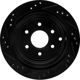 Purchase Top-Quality Rear Disc Brake Rotor by DYNAMIC FRICTION COMPANY - 633-67094R pa4