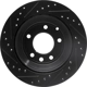 Purchase Top-Quality Rear Disc Brake Rotor by DYNAMIC FRICTION COMPANY - 633-74048R pa1
