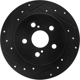 Purchase Top-Quality DYNAMIC FRICTION COMPANY - 633-76083L - Rear Disc Brake Rotor pa3