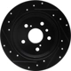 Purchase Top-Quality Rear Disc Brake Rotor by DYNAMIC FRICTION COMPANY - 633-76091R pa1