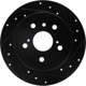 Purchase Top-Quality Rear Disc Brake Rotor by DYNAMIC FRICTION COMPANY - 633-76091R pa2