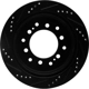 Purchase Top-Quality Rear Disc Brake Rotor by DYNAMIC FRICTION COMPANY - 633-76127R pa3