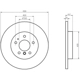 Purchase Top-Quality Rotor de frein à disque arrière par HELLA PAGID - 355101732 pa4