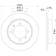 Purchase Top-Quality HELLA PAGID - 355105472 - Disc Brake Rotor pa1