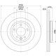 Purchase Top-Quality HELLA PAGID - 355123091 - Disc Brake Rotor pa4