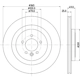 Purchase Top-Quality HELLA PAGID - 355126641 - Disc Brake Rotor pa4