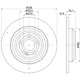 Purchase Top-Quality HELLA PAGID - 355132311 - Disc Brake Rotor (Pack of 2) pa4