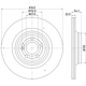 Purchase Top-Quality HELLA PAGID - 355132321 - Disc Brake Rotor (Pack of 2) pa4