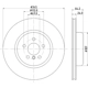 Purchase Top-Quality HELLA PAGID - 355133031 - Disc Brake Rotor pa1