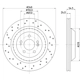 Purchase Top-Quality Rear Disc Brake Rotor by HELLA PAGID - 355134582 pa1