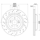 Purchase Top-Quality Rear Disc Brake Rotor by HELLA PAGID - 355134582 pa2