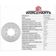 Purchase Top-Quality Rear Disc Brake Rotor by WORLDPARTS - WS1-153011 pa13