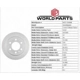Purchase Top-Quality Rear Disc Brake Rotor by WORLDPARTS - WS1-153048 pa13