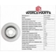 Purchase Top-Quality Rear Disc Brake Rotor by WORLDPARTS - WS1-153086 pa10