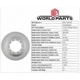 Purchase Top-Quality Rear Disc Brake Rotor by WORLDPARTS - WS1-154138 pa14